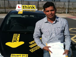 Jack guildford happy with think driving school